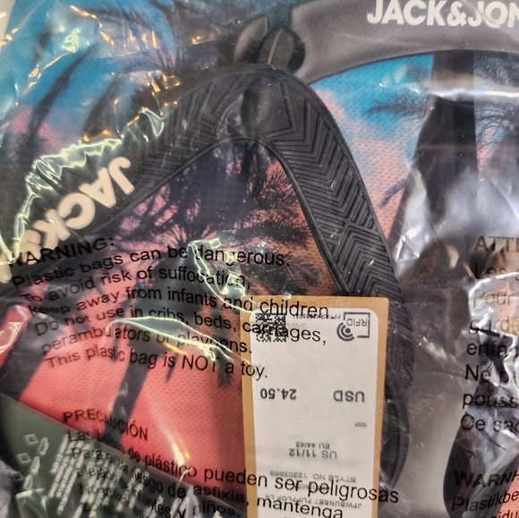 Jack & Jones Paradise Sandals Size 11/12 - Picture 2 of 4